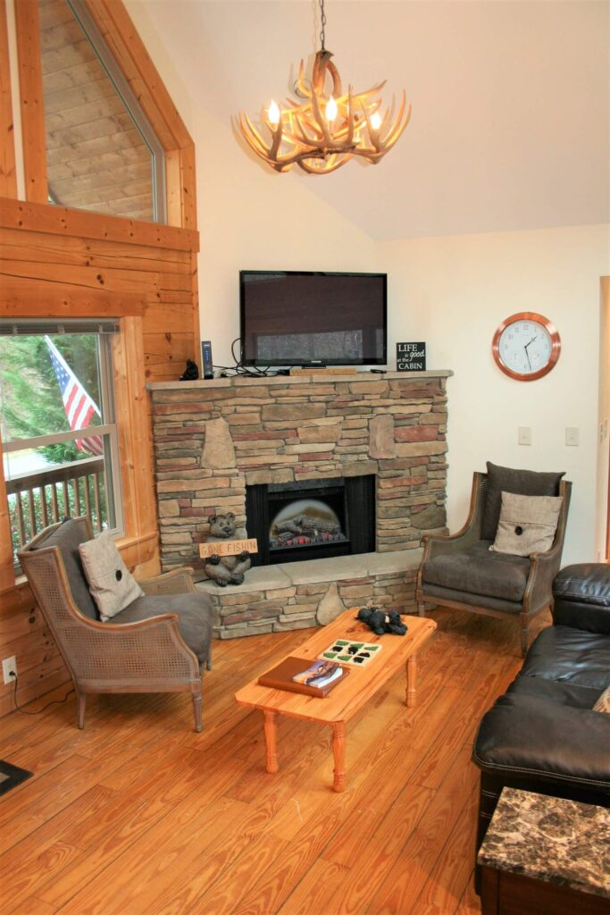 Rocky Broad Cabin Fireplace