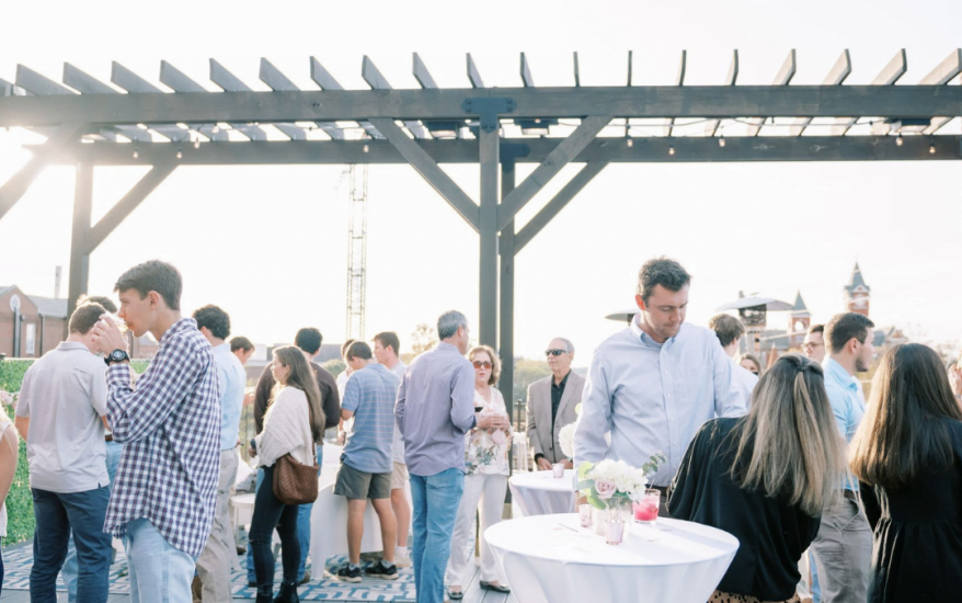 Guests on Deck at Event