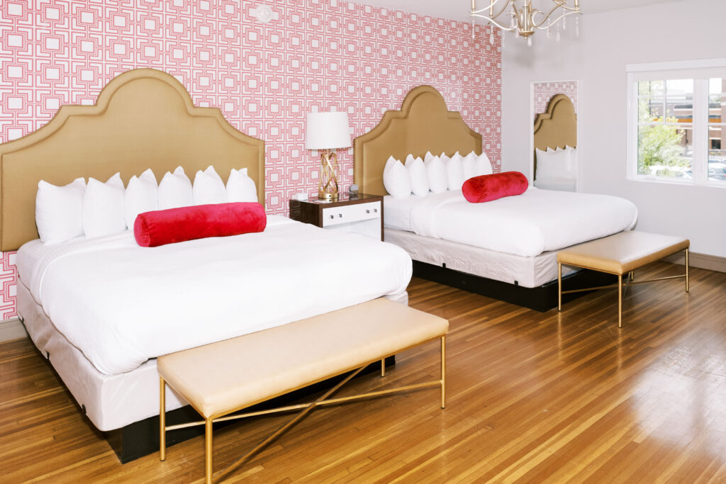 Suite hotel room in downtown Auburn at The Collegiate