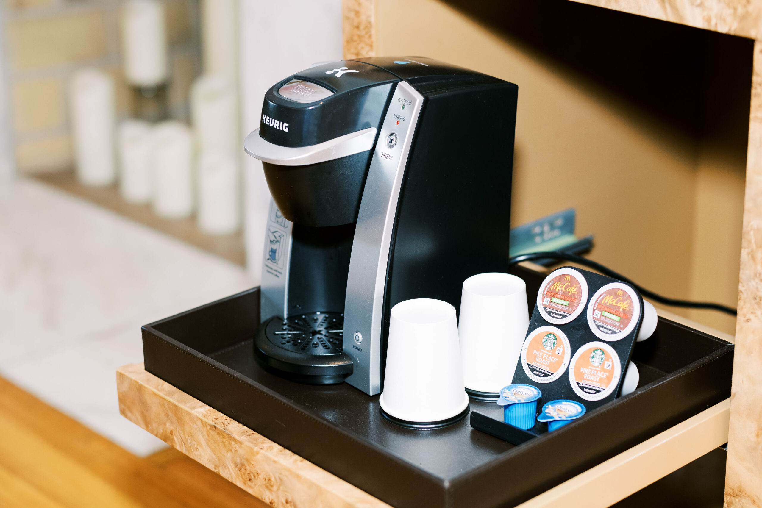 In-Room Kuerig Machine