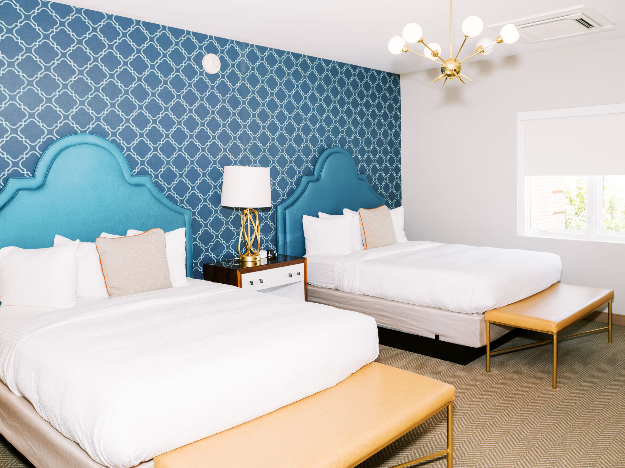 double queen room at Auburn boutique hotel