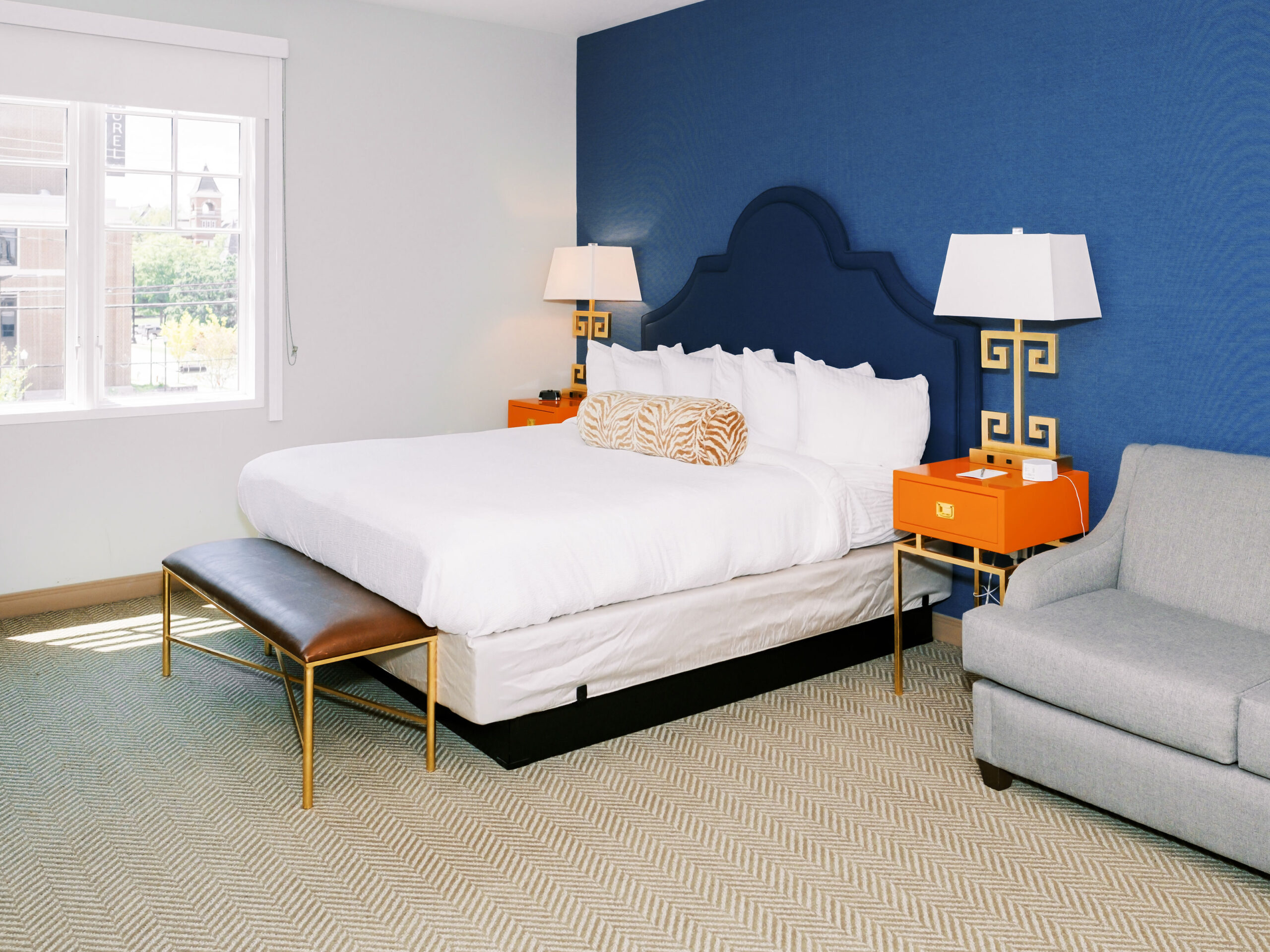 boutique hotel room near Auburn University