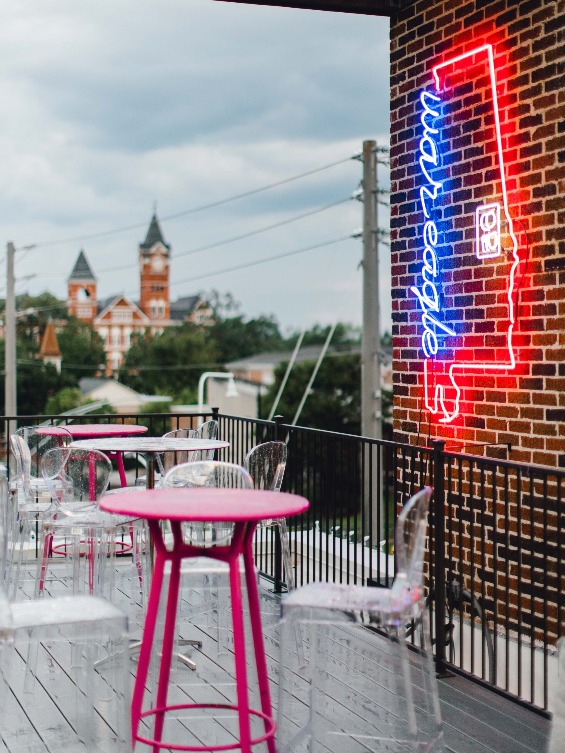 Collegiate Hotel Auburn Alabama rooftop bar