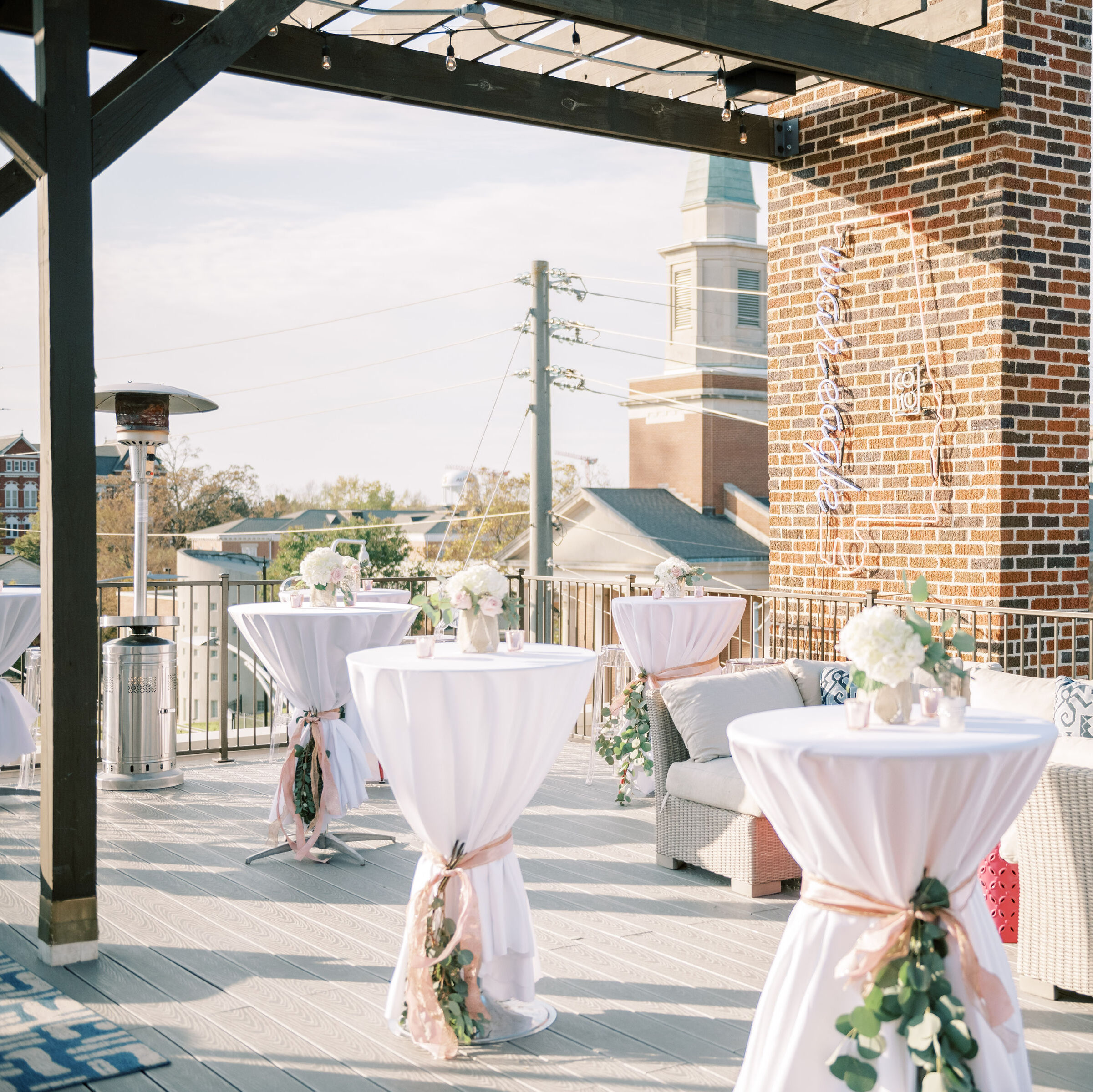 rehearsal dinner rooftop Auburn