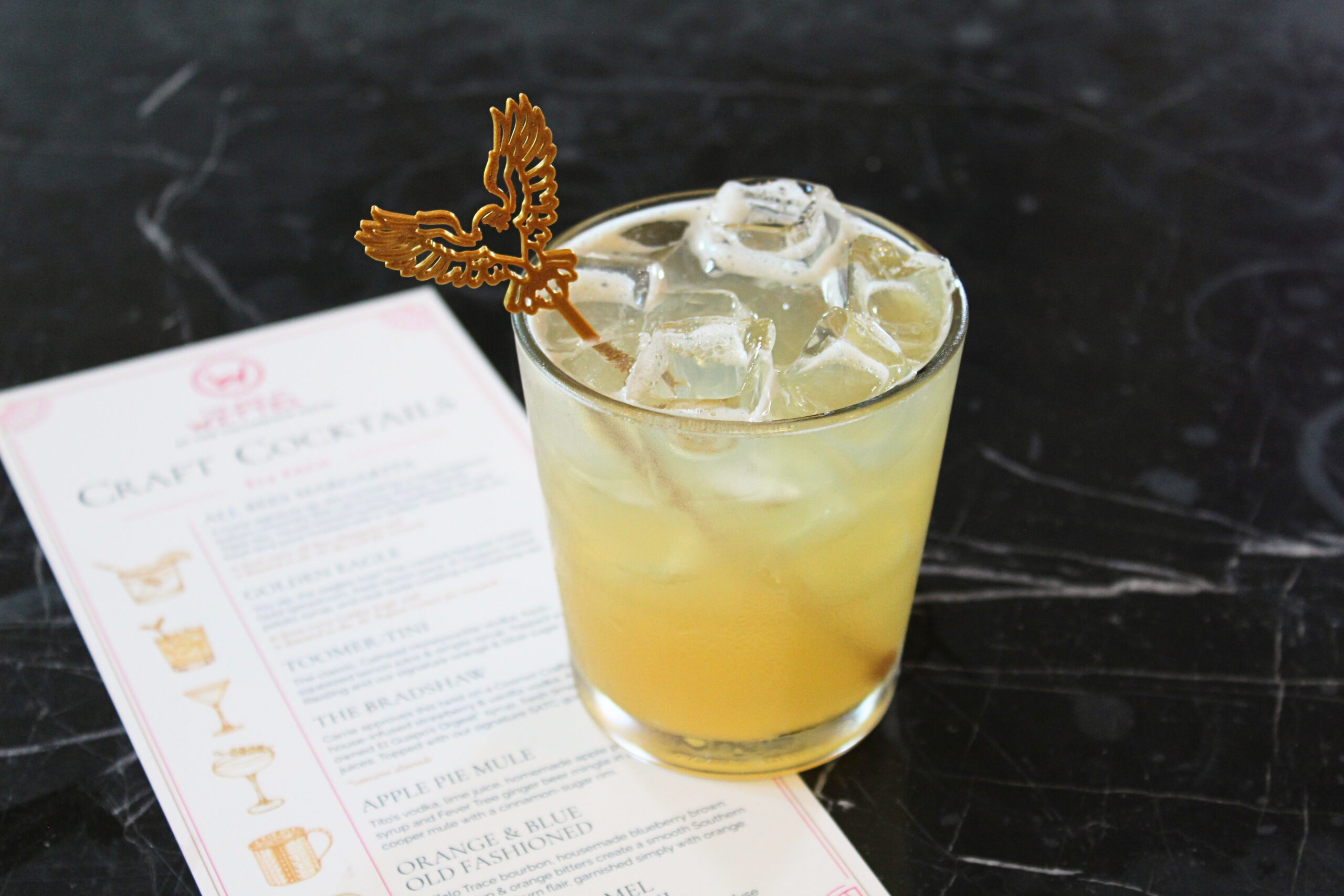 Golden Eagle cocktail at The Bar at Wittel