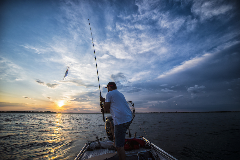 fisherman on the boat