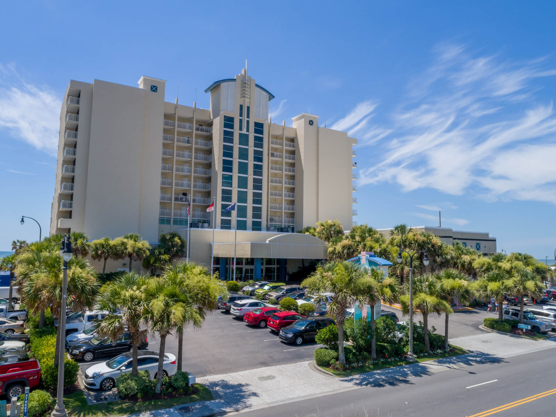 exterior view of ocean drive resort