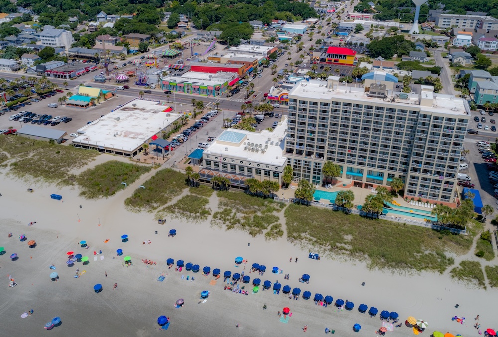 aerial view of North Myrtle Beach