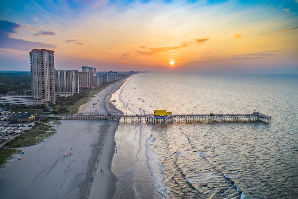 Apache Pier Sunset, Myrtle Beach, SC