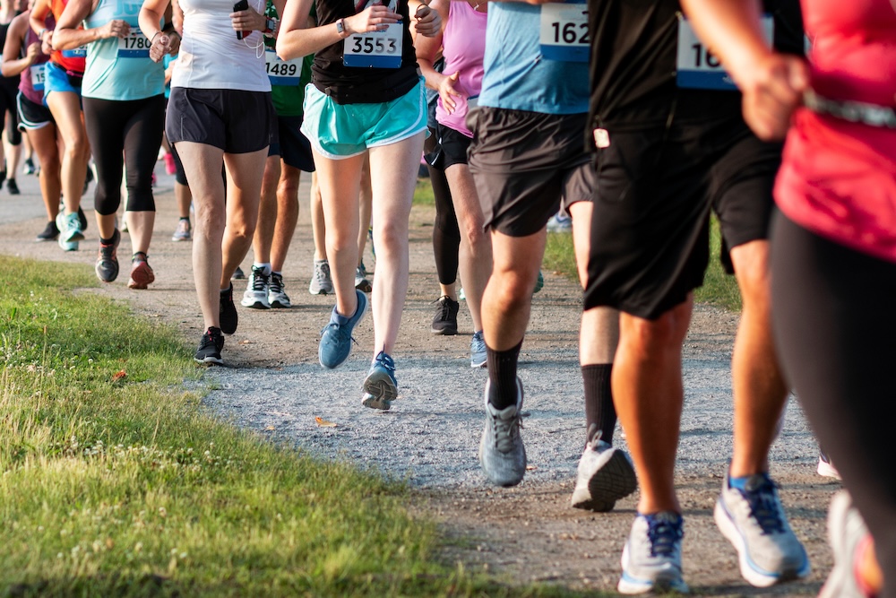 people running in 5k