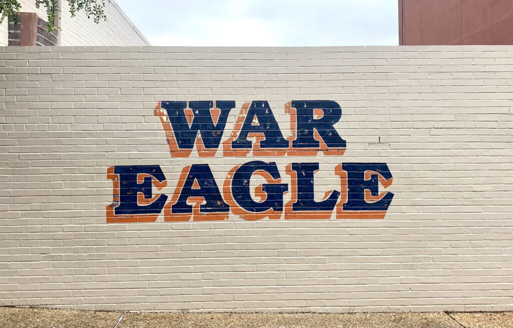 War Eagle wall