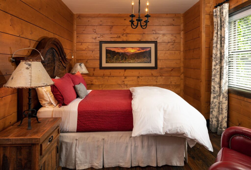 Cedar Room-side of bed