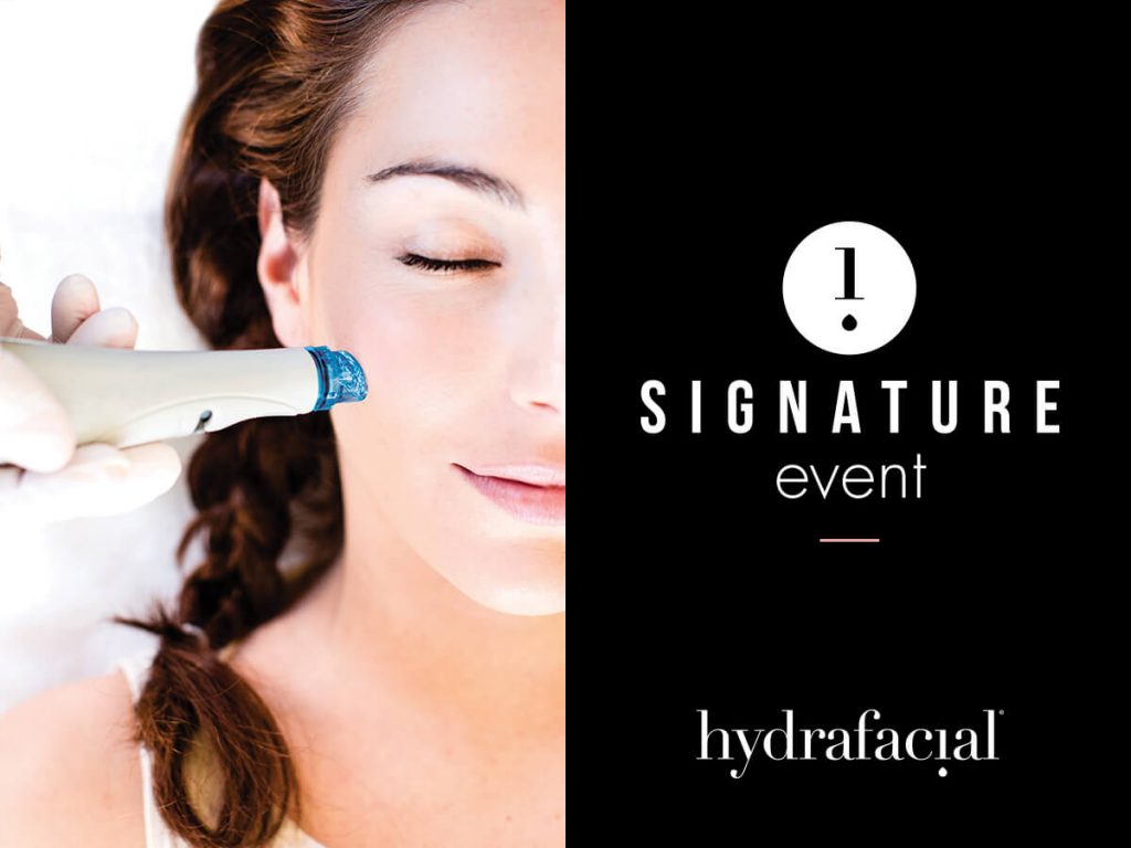 Hydrafacial Service Signature Event
