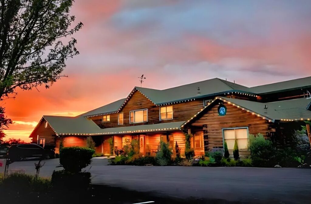 exterior purple orchid inn