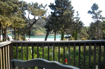 Cove room - view from the deck to the sea