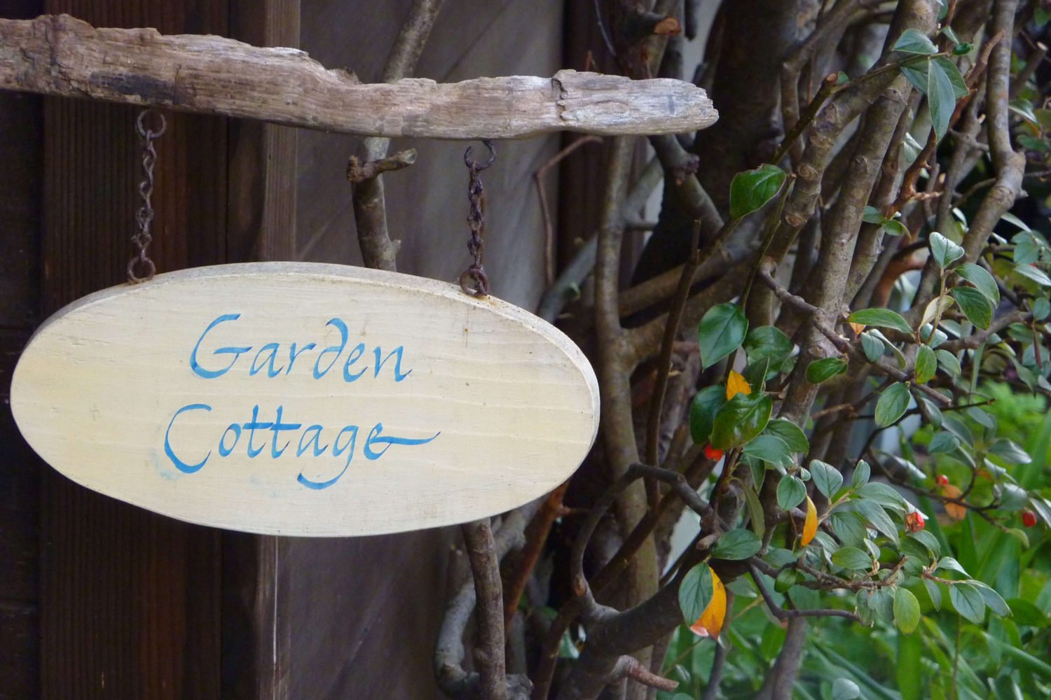 Garden Cottage room sign