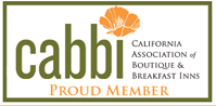 Cabbi (California Association of Boutique & Breakfast Inns) Proud Member