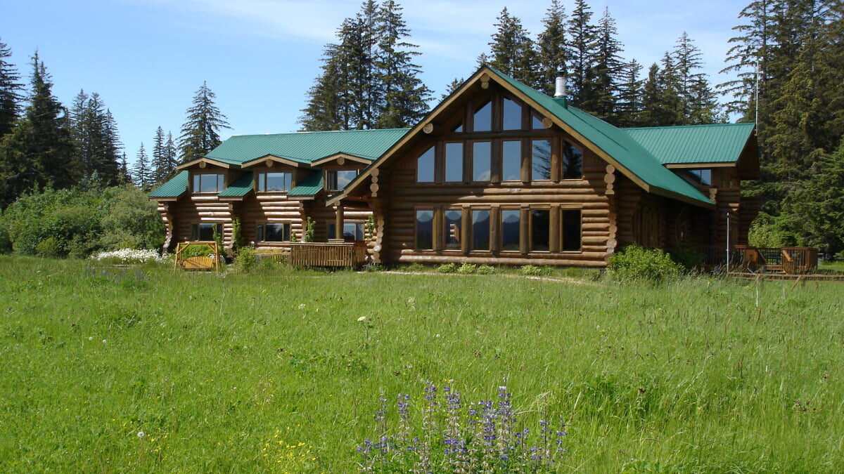 Backside view of the cabin