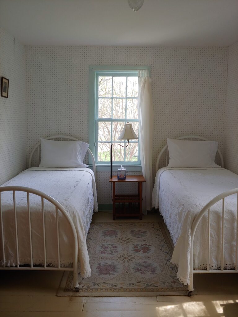 Twin Beds in the Twin Room