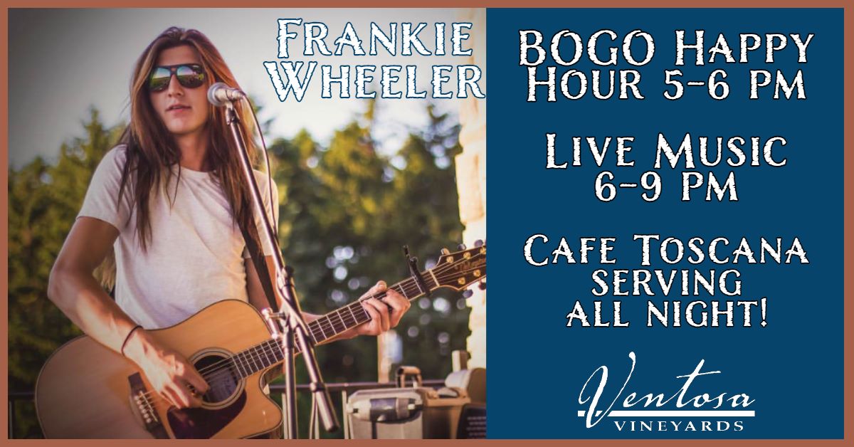 Wednesday Night Free Live Music at Ventosa: Frankie Wheeler