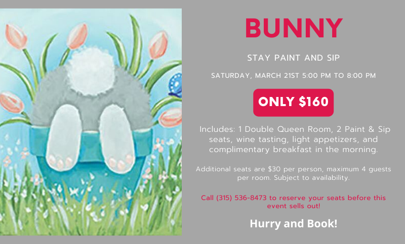 Bunny Stay, Paint, and Sip!