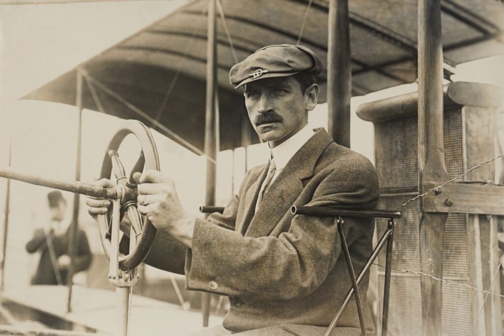 Glen H. Curtiss in an old photograph.
