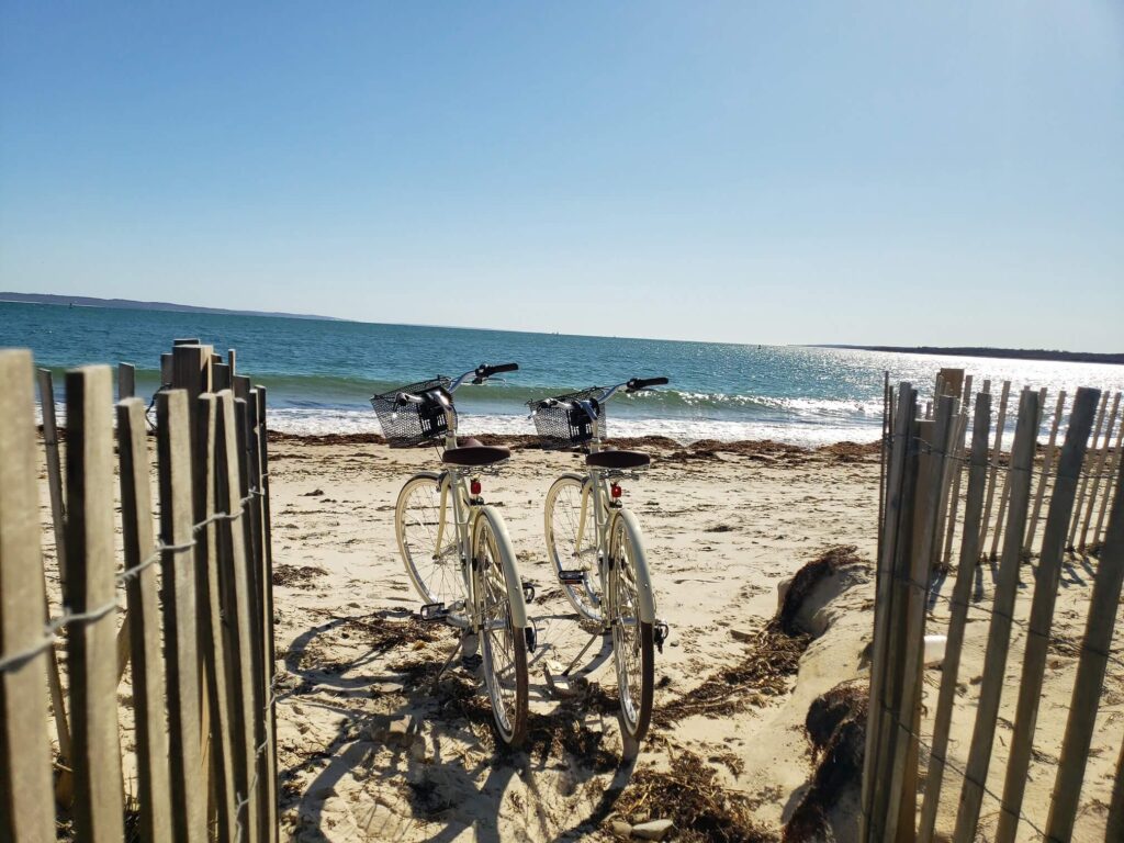 bike on the beach