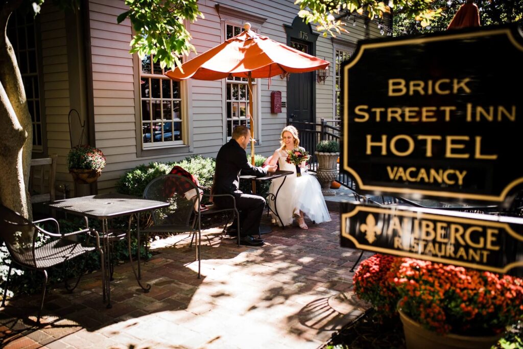 Brick Street Inn Wedding