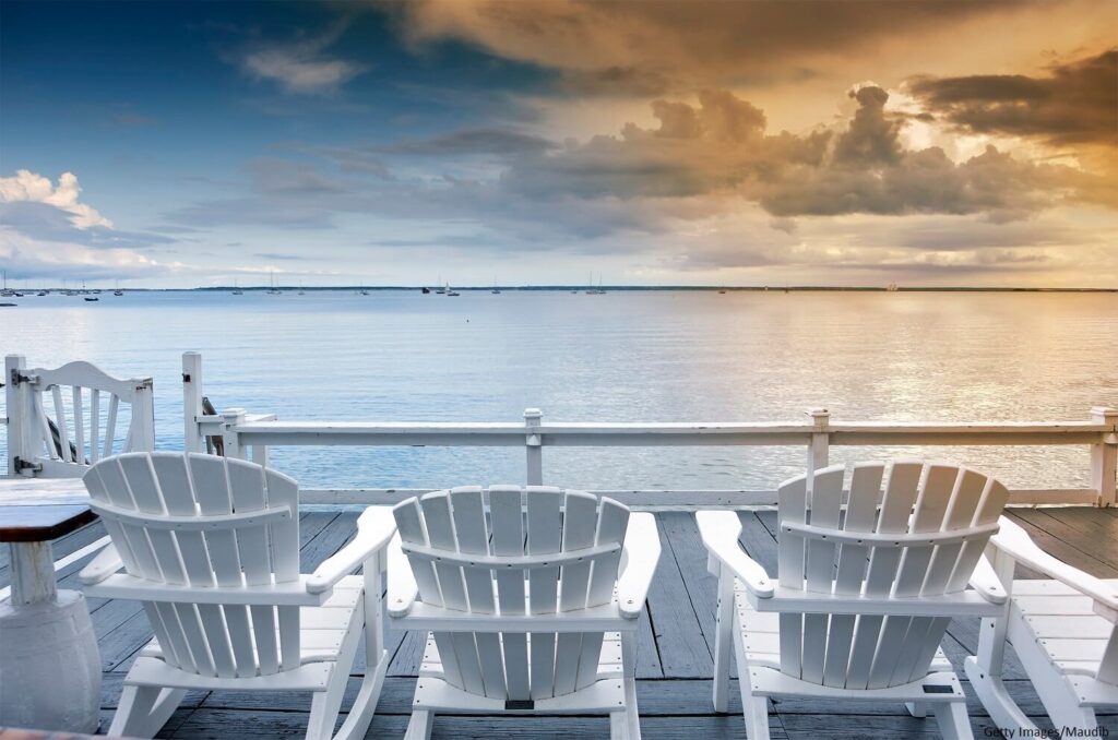 Discover where the best places to lounge on Cape Cod. You may even find a place with Adirondack chairs!