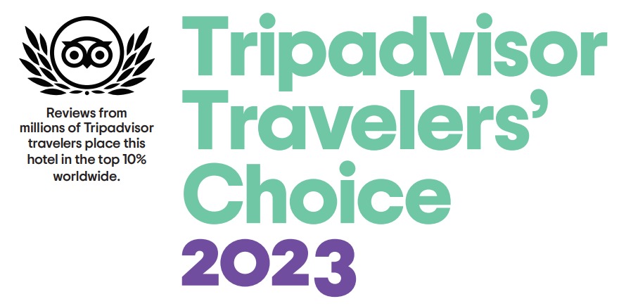 Trip Advisors Traveler's Choice 2023