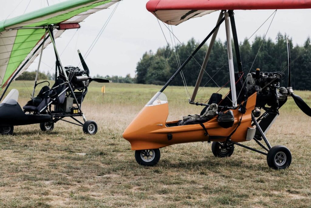 parked-power-hang-gliding-vehicles