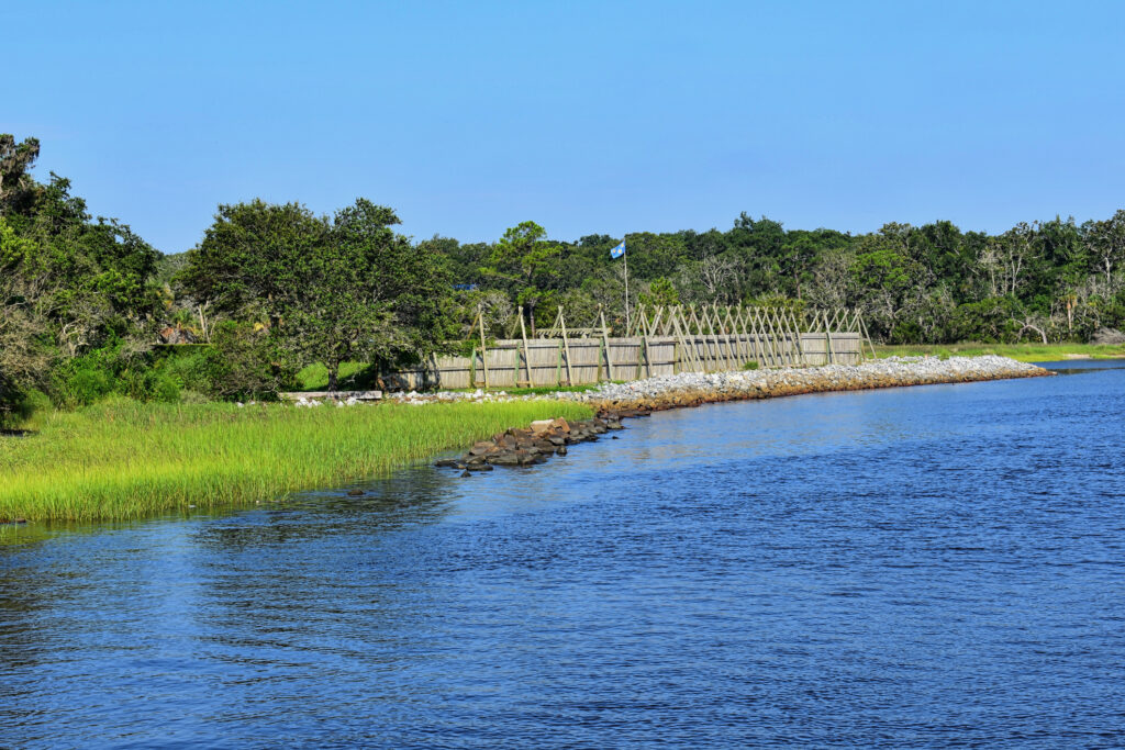 The Beautiful Timucuan Ecological and Historic Preserve in Florida.