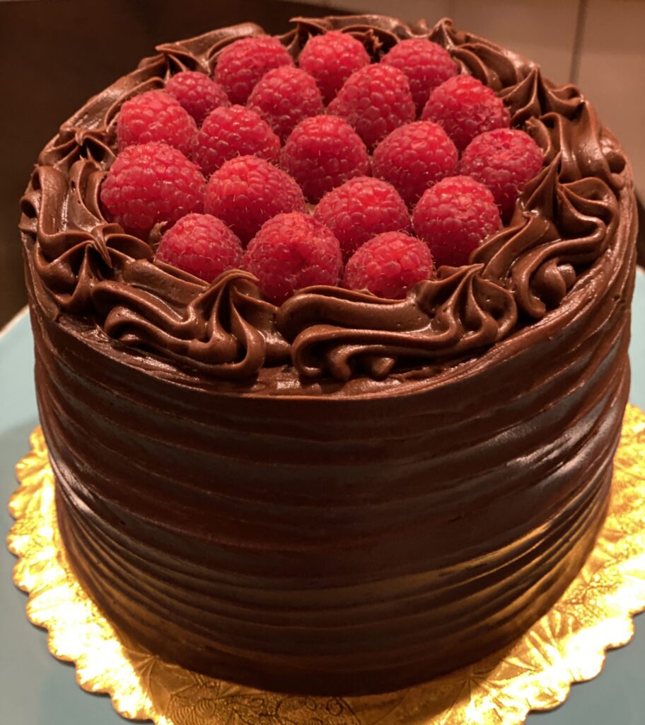 Double Chocolate Raspberry Cake | The Welsh Hills Inn | Historic Granville, Ohio