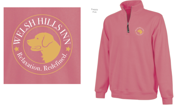 Embroidered Welsh Hills Inn Quarter-Zip Pullover