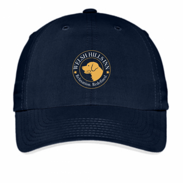 Blue/White Sandwich Bill Cap w/ Welsh Hills Inn Logo