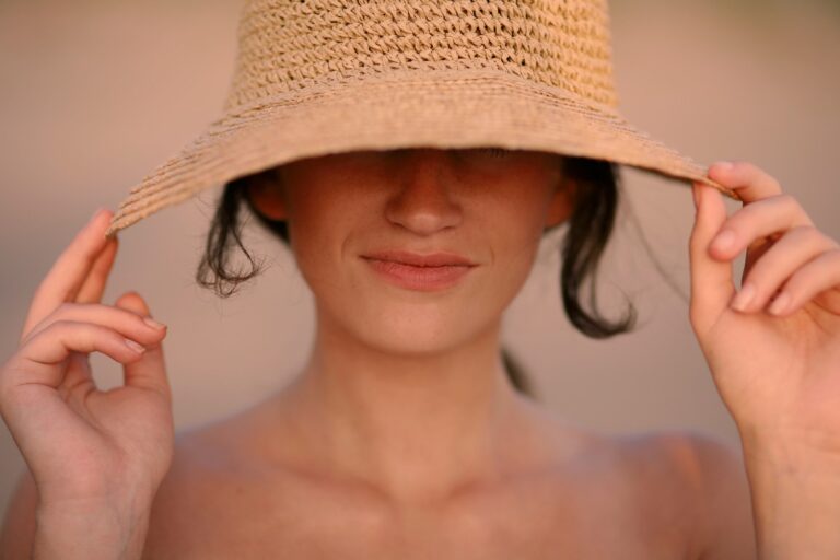 Woman in a Beach Hat