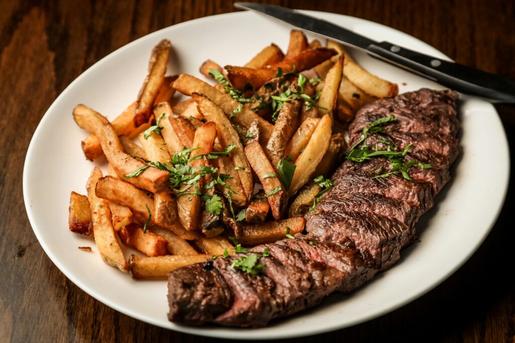 steak and fries