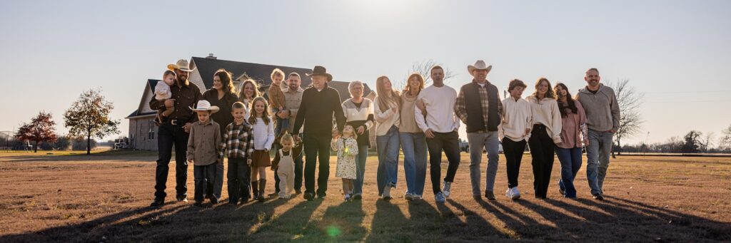 large family portrait