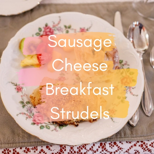 Sausage Cheese Breakfast Strudels - Recipe Index Image