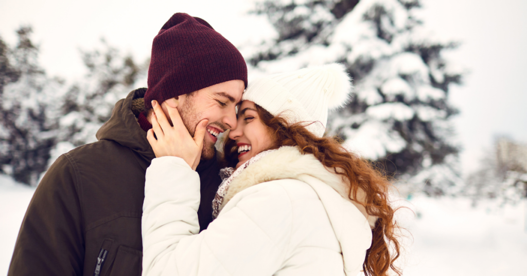 couple in snow