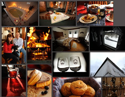 Photo collage of white oak inn photos