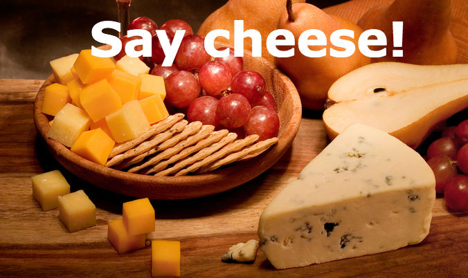 cheese, fruit and cracker board