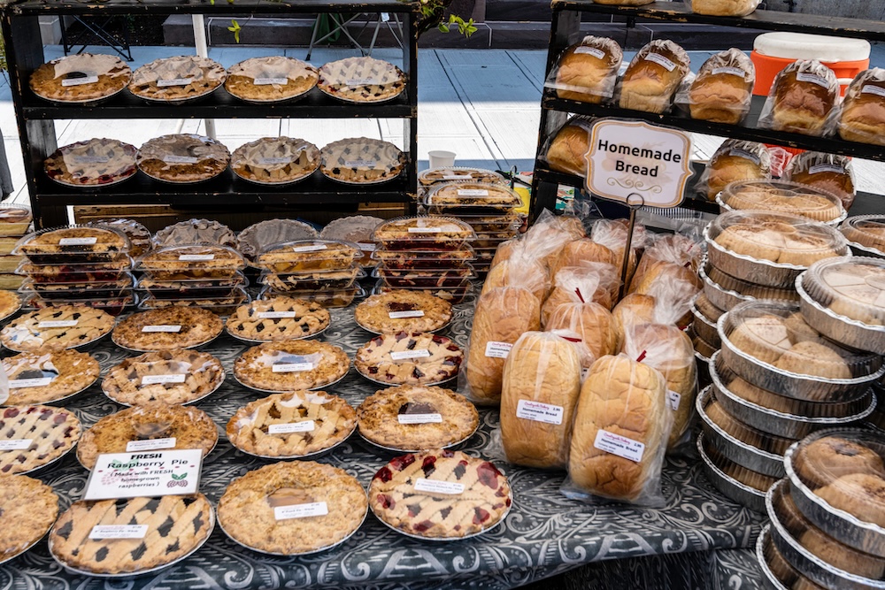 Homemade goods at amish vendor