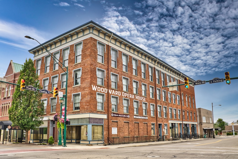 Mount Vernon's Woodward Opera House Downtown Mt Vernon Ohio USA 2024
