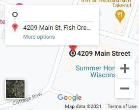 Main Street Motel Directions Map