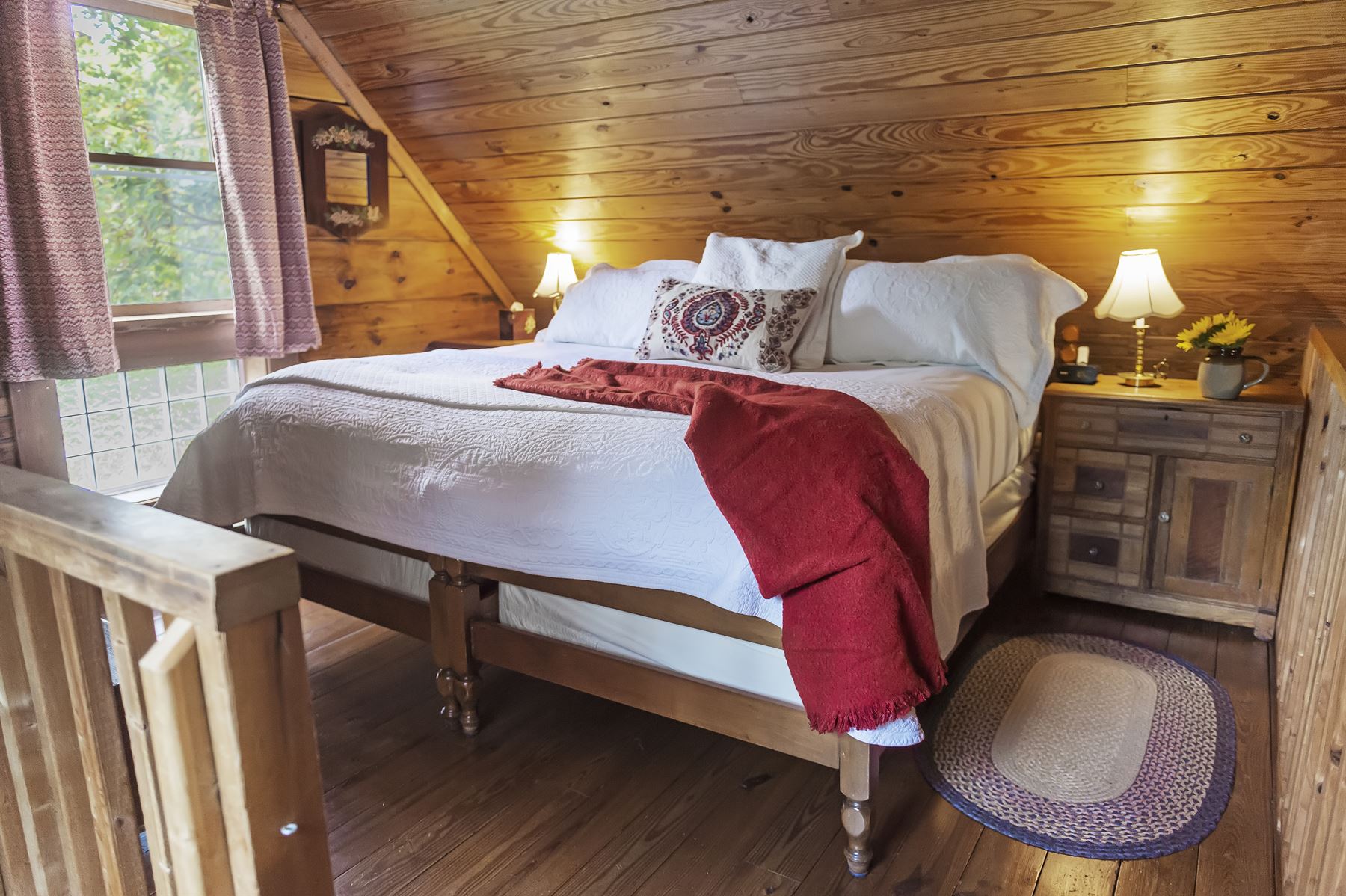 Carolina Log Cabin Bed