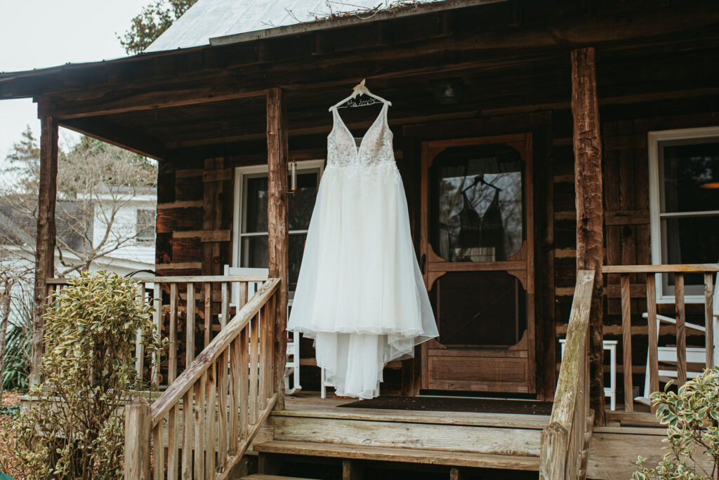 Dress Hanging From Cabin