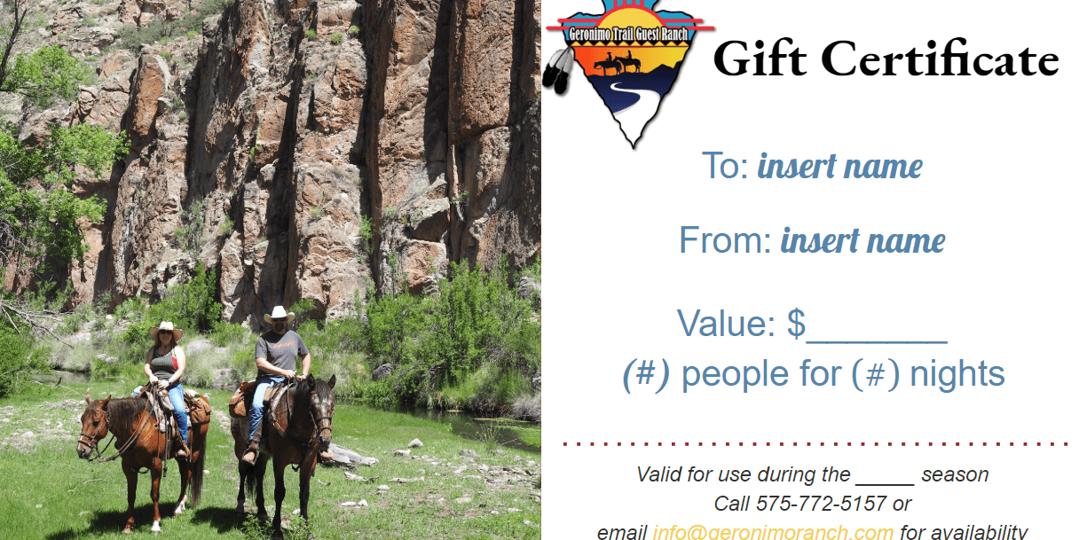 Buy a Gift Certificate for a Future Trip!