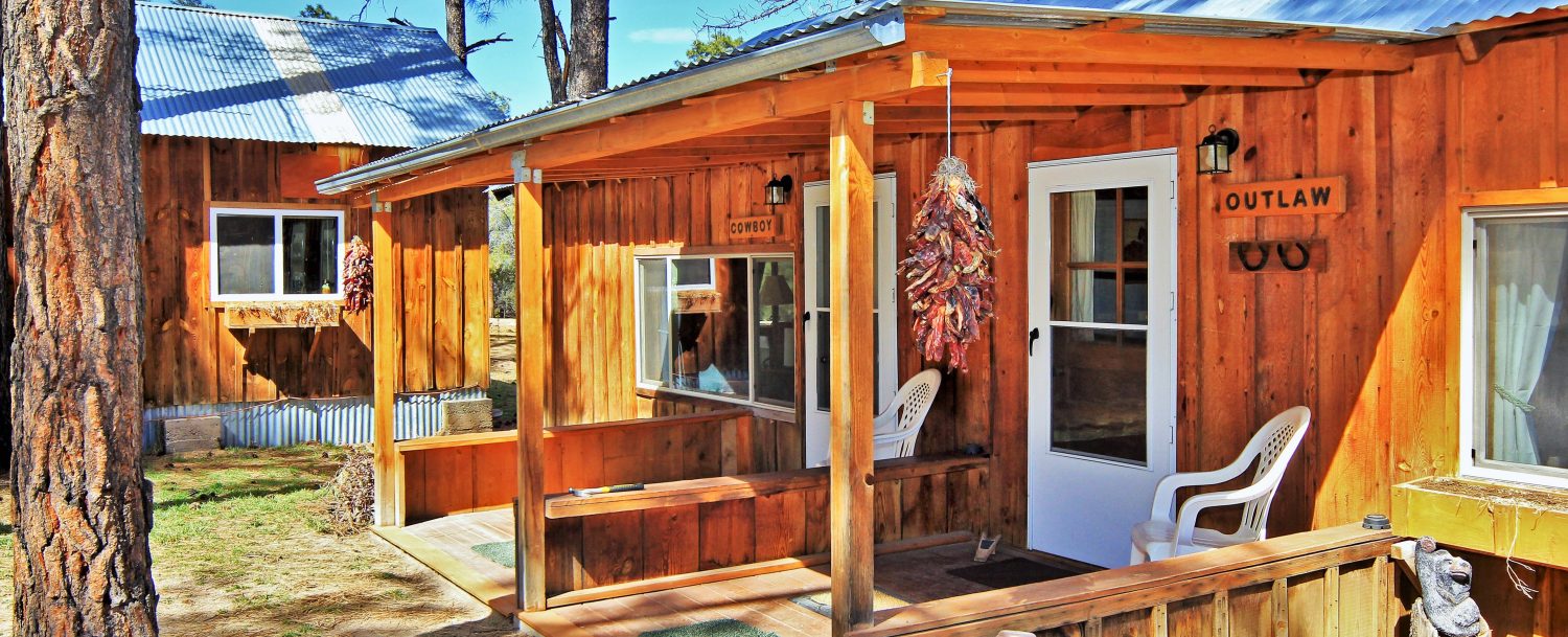 Cabin Rentals at Geronimo Trail Guest Ranch