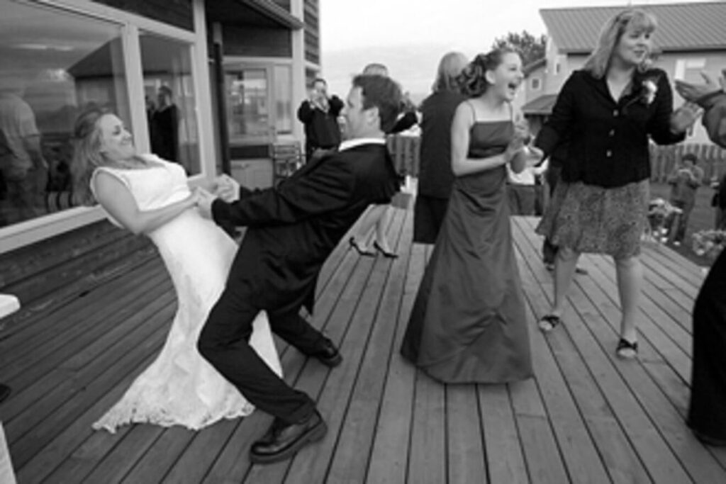 Dancing on the deck